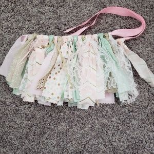 Baby Girl 1st Birthday Skirt or Banner